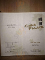 China Palace menu