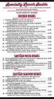 New 304 Diner menu