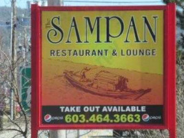 The Sampan menu