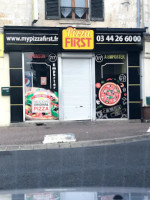Pizza First inside