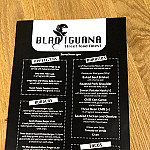 Blaq Iguana menu