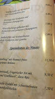 Gaststaette Wendischbora menu