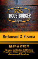 Villa Tacos Burger food
