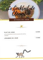 Le Cocktail De Clémentine menu