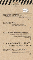 The Little Italy Shop menu