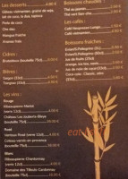 Bambou menu