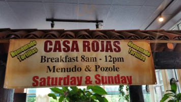 Casa Rojas Mexican food