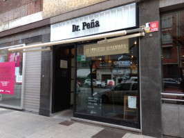 Dr. Peña outside