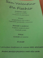 Pizzeria Da Fischio menu