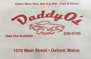Daddy O's food