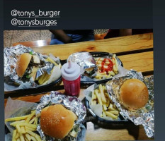 Tony's Burgers food