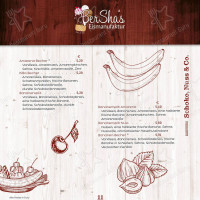 Bersha's Eismanufaktur menu