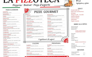 La Pizzoteca menu
