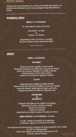 Moulin Du Fossard menu