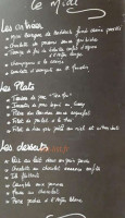 Le Petit Blaison menu
