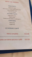 Pellegrini Giorgio menu