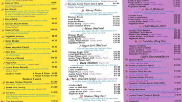 Eastern Tandoori Loughrea menu