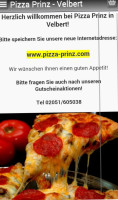 Pizza Prinz food