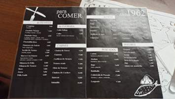 Luis menu