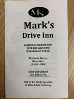 Marks Drive Inn food