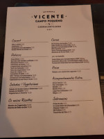 Carnalentejana menu