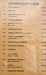 Esplanada Grill menu