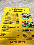 Kebab Antalya menu