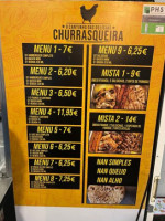 Cantinho Das Delicias menu