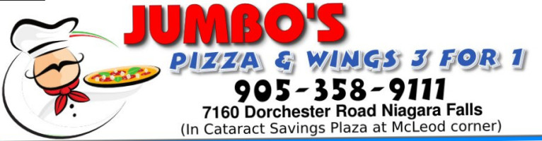 Jumbo's Pizza & Wings 3 for 1 food