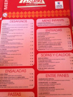 Restaurant La Mision menu