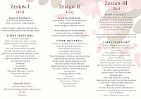 TRIO Restauracja menu