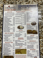 Olympia Coney Island menu