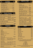 Incredible India Restaurant Bar menu