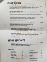 Karai Ramen Handroll menu