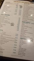 Bear's Den Meadow Lanes menu