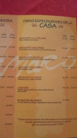 Dimarco Parrilla menu