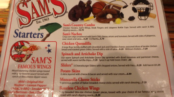 Famous Sam's menu