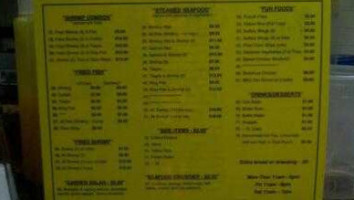 Brother's Seafood menu