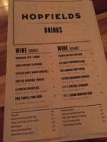 Hopfields menu
