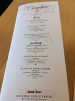 Camber menu