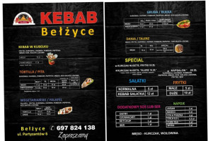 Kebab Point Bełżyce menu