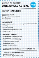 Bistro Za Rogiem menu