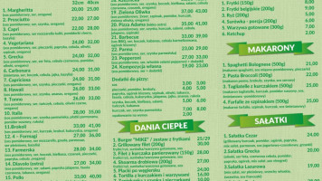 Pizzeria Zielona Oliwka menu