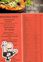 Pizzeria Rico food