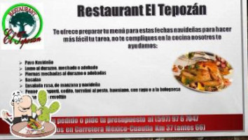 El Tepozan menu