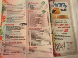 Yummy Taco menu