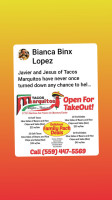 Tacos Marquitos menu