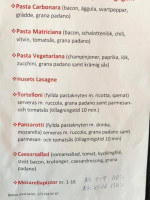 Mamma Mia Ristorante Bar menu