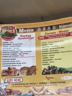 La Cabana Del Tio menu