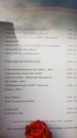Restaurant Kapelle Marlies Schubiger-Broder menu
